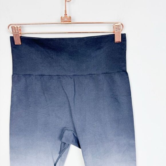 ZYIA ACTIVE | Black to White Ombré High Waist 7/8 Length Leggings Women’s Size S - Picture 6 of 10